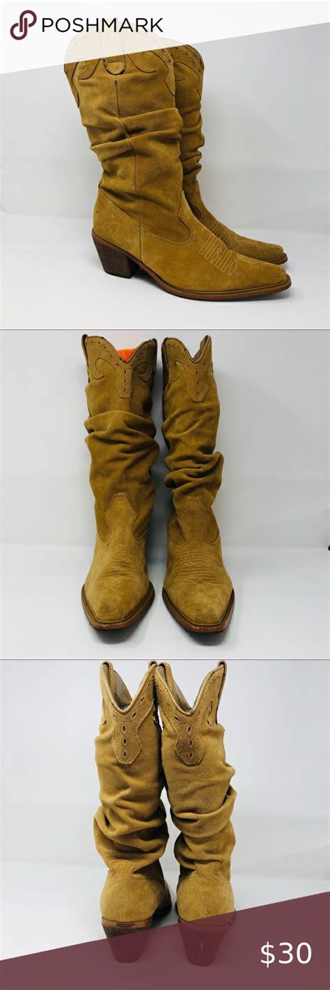 STEVE MADDEN COWBOY SLOUCH BOOTS | Steve madden shoes heels, Boots