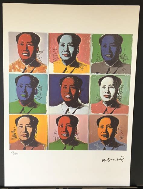 Sold Price Andy Warhol Mao Zedong LE Lithograph February 6 0122 9