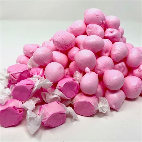 Freeze Dried Salt Water Taffy Strawberry Flavored Freeze Dried Candy