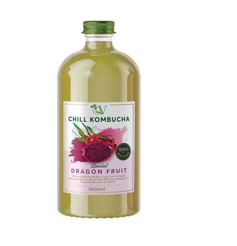 Chill Kombucha Special Dragon Fruit 1000ml