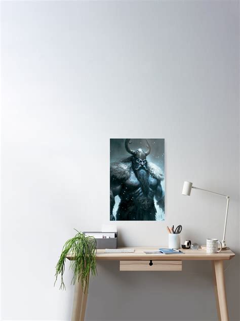 "Frost giant - Norse mythology artwork" Poster for Sale by wewebpt | Redbubble