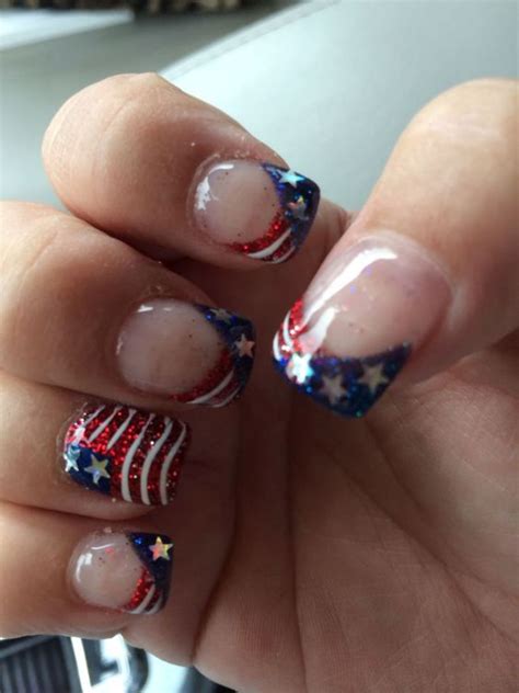 35+ Patriotic Nail Designs to Show off Your Red, White, and Blue - Holidappy