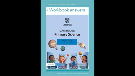 Cambridge Primary Science 2nd Work Book 1 6 Answers Youtube