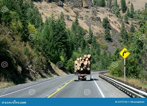 Logging truck stock photo. Image of paper, mill, truck - 2473724