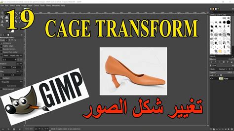 19 للمبتدئين شرح امر التغيير فى شكل الصور فى برنامج Cage Transform In