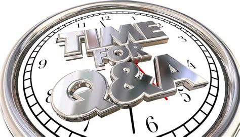 Time For Questions Clock — Stock Photo © Iqoncept 2075457