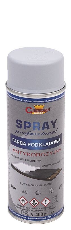 Farba podkładowa Champion Spray Professional szara 400 ml porównaj