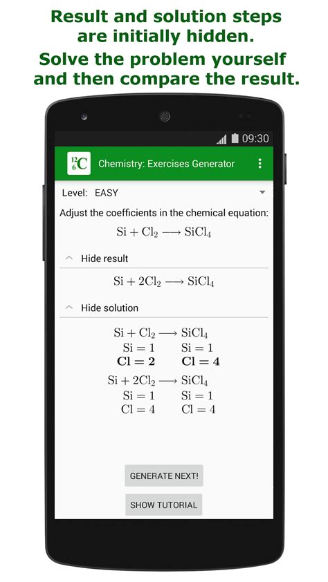 Android I In Chemistry Exercises Generator Apk Ndir