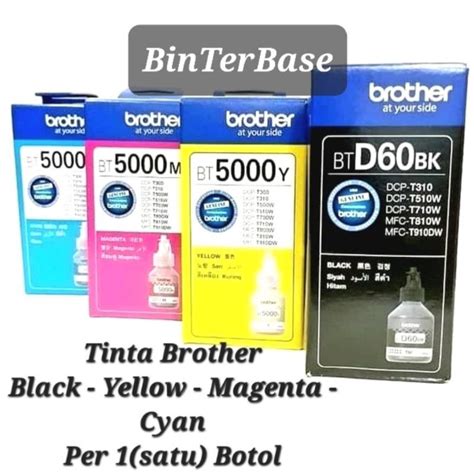 Jual Tinta Brother BTD60BK BT5000 DCP T310 T510W T710W T810 Ori Pack