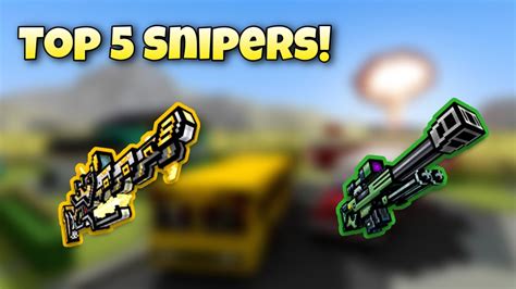 Top 5 Snipers In Pixel Gun 3D 3 Cat Spam YouTube