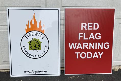 Red Flag Warning Signs - Fire Safe Marin