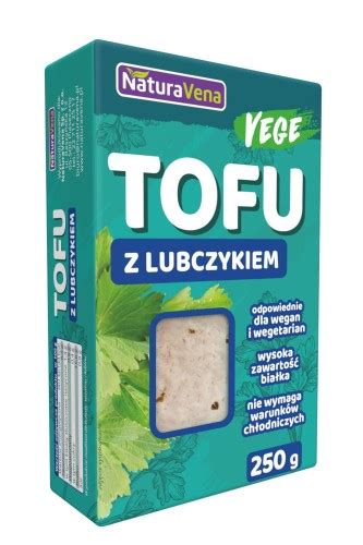 TOFU Z LUBCZYKIEM 250 G NATURAVENA Sklep Internetowy Delikatesy Zdrowo