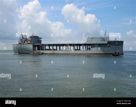 USNS Lewis B. Puller departs Naval Station Norfolk for its first ...