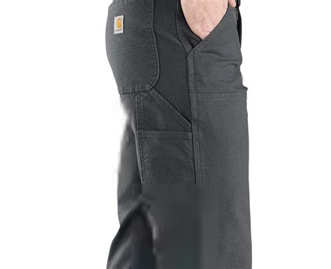 Carhartt Mens Rugged Flex Relaxed Fit Duck Double Front Utility Work Pant 029 Shadow 34x40