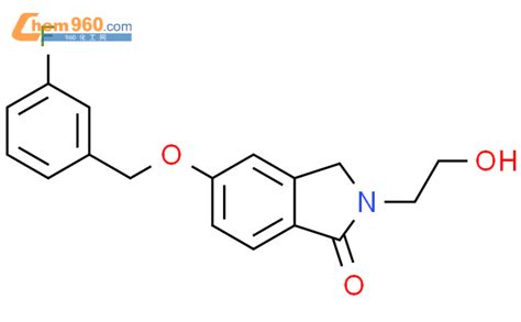 659737 67 4 1H Isoindol 1 One 5 3 Fluorophenyl Methoxy 2 3 Dihydro 2