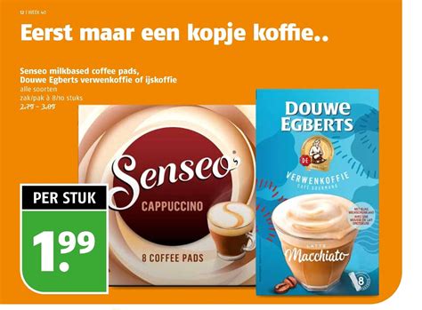 Senseo Milkbased Coffee Pads Douwe Egberts Verwenkoffie Of Ijskoffie