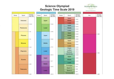 Geologic Time Scale Diagram Quizlet