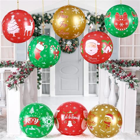 Amazon Wernnsai Pcs Inflatable Christmas Ball Decoration