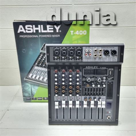 Jual Power Mixer Ashley T400 Original 4 Channel Bluetooth USB