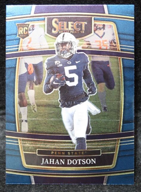 2022 Panini Select Draft Picks Jahan Dotson Retail Concourse Level Rc