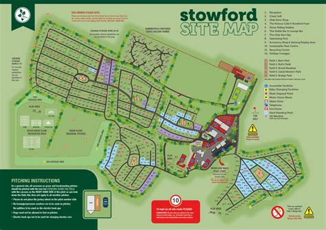 Stowford Site Map | Stowford Farm Meadows