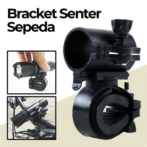 Alonefire Bicycle Flashlight Holder Flashlight Bracket Mount Degree