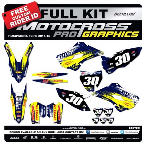 Husqvarna Fc Tc Super Durable Mx Graphics Decals Stickers