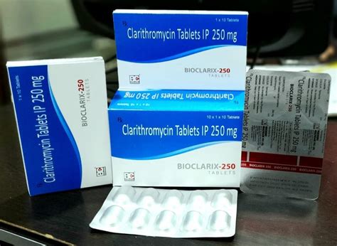 Clarithromycin 250 Mg Tablets At Rs 2700 Box Clarithromycin Tablets