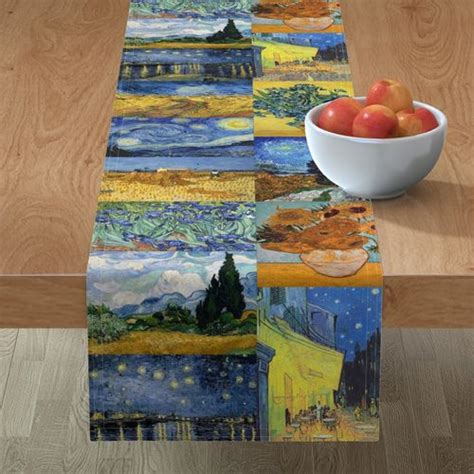 Vincent Van Gogh Collage Starry Night Spoonflower