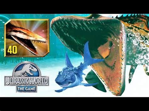 New Mosasaurus Gen Max Level Jurassic World Youtube