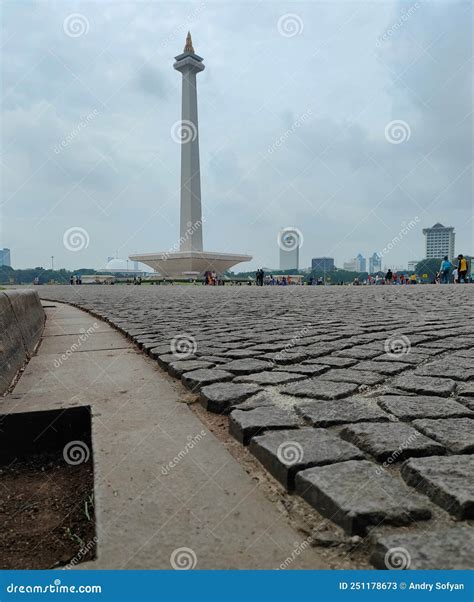 Monas Or Monument National Indonesia In Jakarta Stock Photography