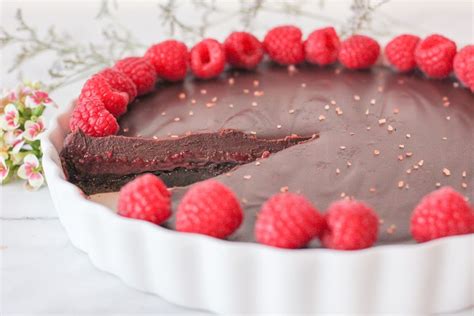 Dark Chocolate Raspberry Tart This Celebrated Life