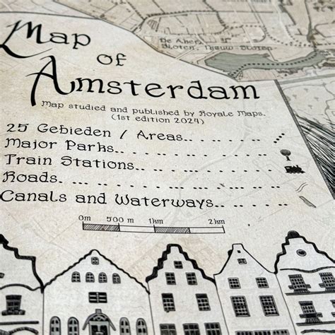 Map of Amsterdam – Royale Maps Cartography