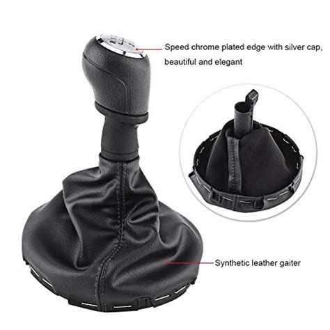 Gear Shift Knob Kit 6 Speed Gear Shift Knob Gearstick Gaiter Boot