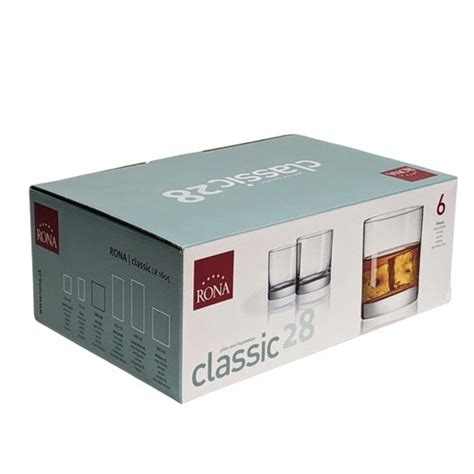 Rona Classic Whiskey Glasses Set Of 6 Premium Wine Ts And Wine