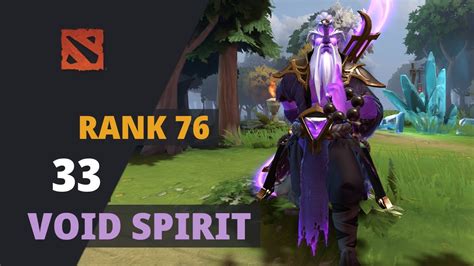 33 Rank 76 Plays Void Spirit Dota 2 Full Game YouTube