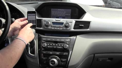 How To Program Your Phone With Bluetooth Honda Handsfree Link 2012 Odyssey Youtube