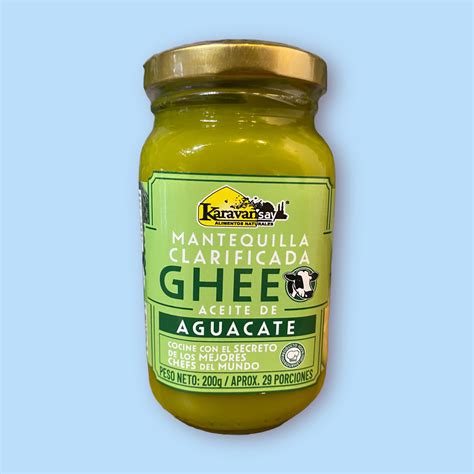 Karavansay Mantequilla Clarificada Ghee Con Aceite De Aguacate 200g