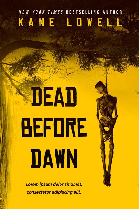 Dead Before Dawn - Horror / Thriller Premade Book Cover For Sale ...