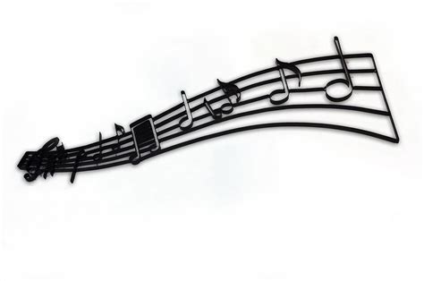 Musical Notes Metal Wall Decor All Metal Art Shop