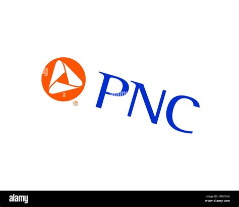 Pnc Financial Services Rotated Logo White Background B Stock Photo