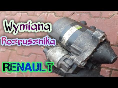 Wymiana Rozrusznika Renault Scenic Ii Youtube