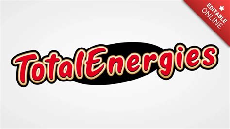 Totalenergies Logotipo Marte Generador De Efectos De Texto