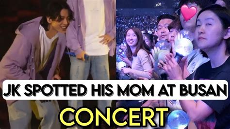 Jungkook Mom And Brother Attending Concert Jk Spotted His Mom At Concert