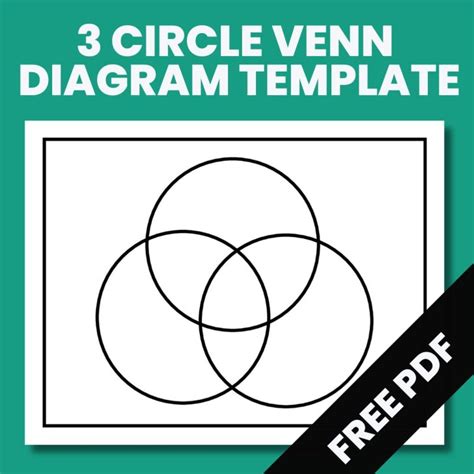 3 Circle Venn Diagram Template [Free Printable PDF]