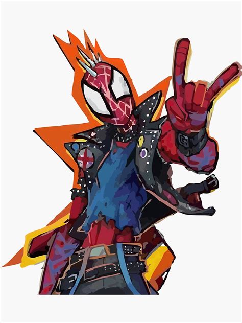 Spider Punk Sticker For Sale By Personalitebr Redbubble