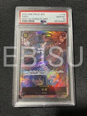 Psa Sabo Op Sec Alt Art One Piece Cards Japanese Z Ebay