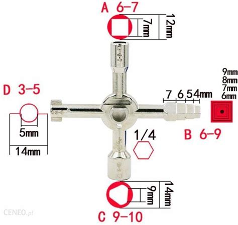 Klucz Uniwersalny Do Kaloryferów Okien Szafek 10W1 Opinie i ceny na