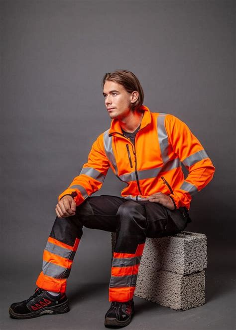 Projob Hi Visibility Softshell Jacket Lite EN ISO 20471 Class 3 646105