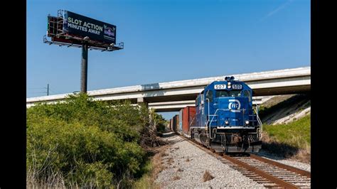 Florida East Coast Railway Train On The K Branch W Fec Youtube